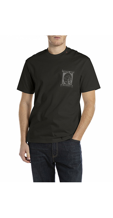 リラックスフィット ヘビーコットンジャージー VINTAGEグラフィックTシャツ